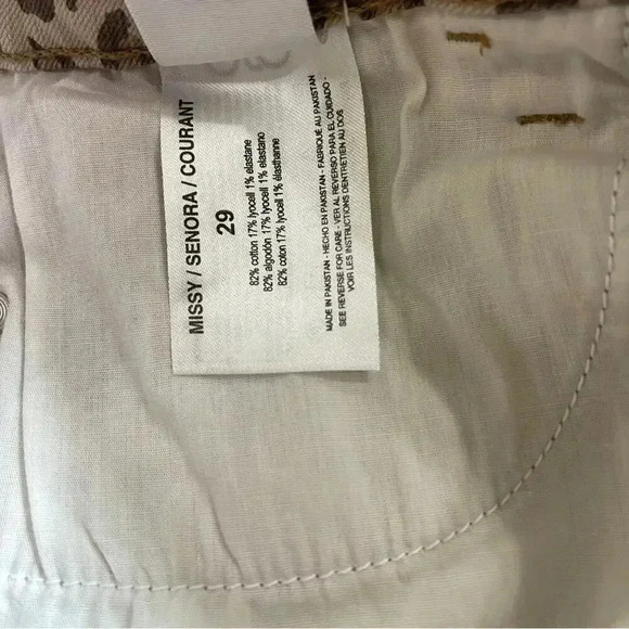 Sanctuary Denim Simone Leopard Print Mini Skirt Size 29 EUC - Picture 10 of 10